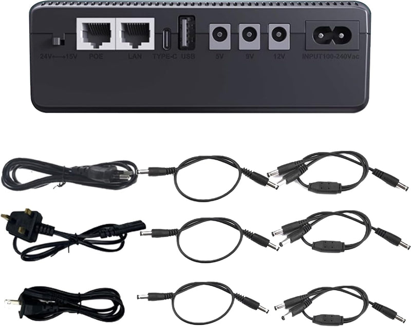 UPS Backup Battery 10400 mAh Compact Supply – Nexora