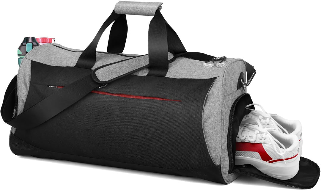 Waterproof 30L Sports Duffel with Shoe Compartment & Wet Pocket – Unisex Gym & Travel Bag