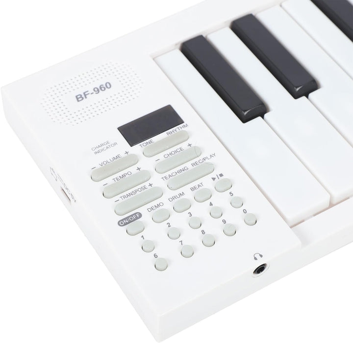 61-Key Foldable Digital Piano with Recording and Playback – Meliora