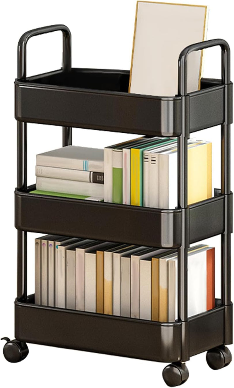 Rolling Utility Cart with Wheels & Handle – Veyora