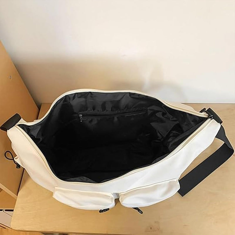 Large Capacity Canvas Crossbody & Messenger Bag – Kaelen