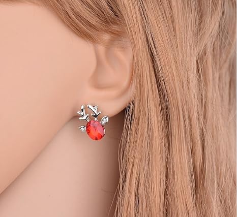 Christmas Reindeer Stud Earrings | Festive Women's Jewellery