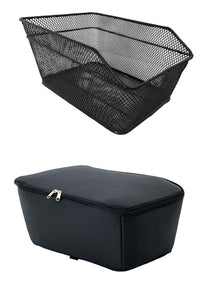 Waterproof Rear Bike Basket with Rainproof Cover – Velora