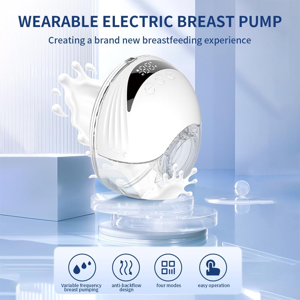 Wearable Electric Breast Pump with LED Display – Mirava