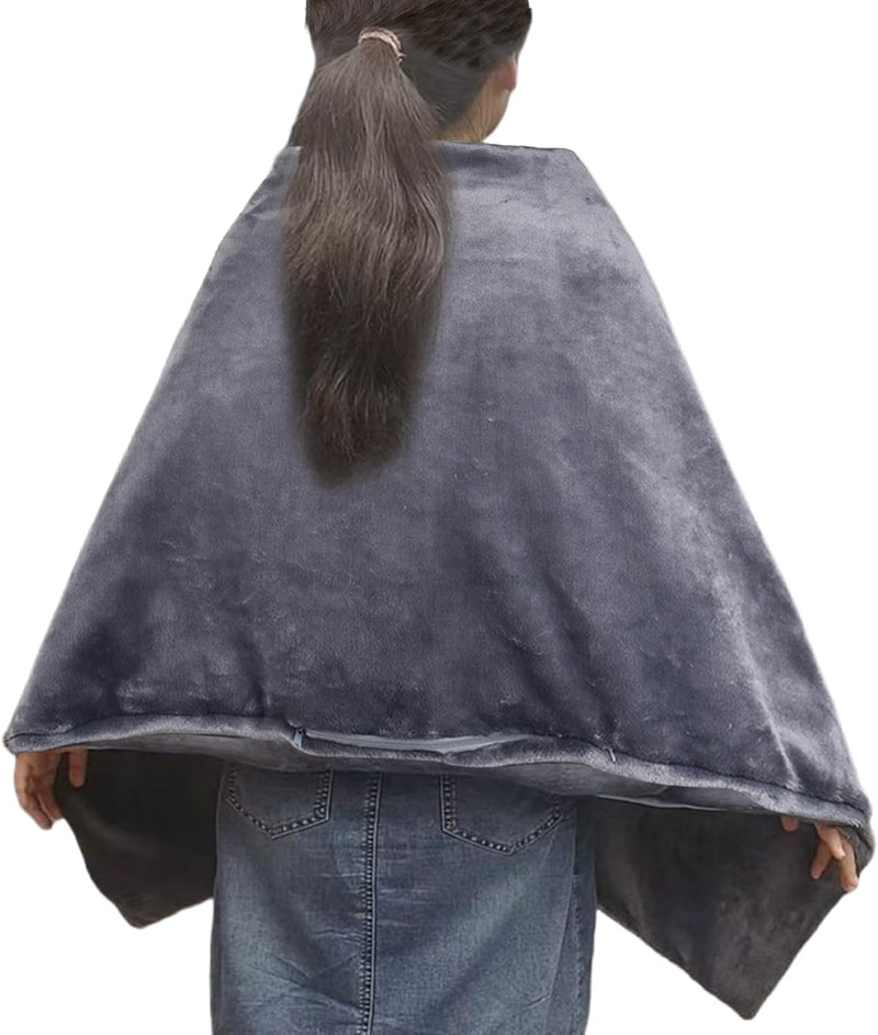 USB Heated Shawl – Portable Electric Wrap with 3 Heat Levels & Overheat Protection – Venora