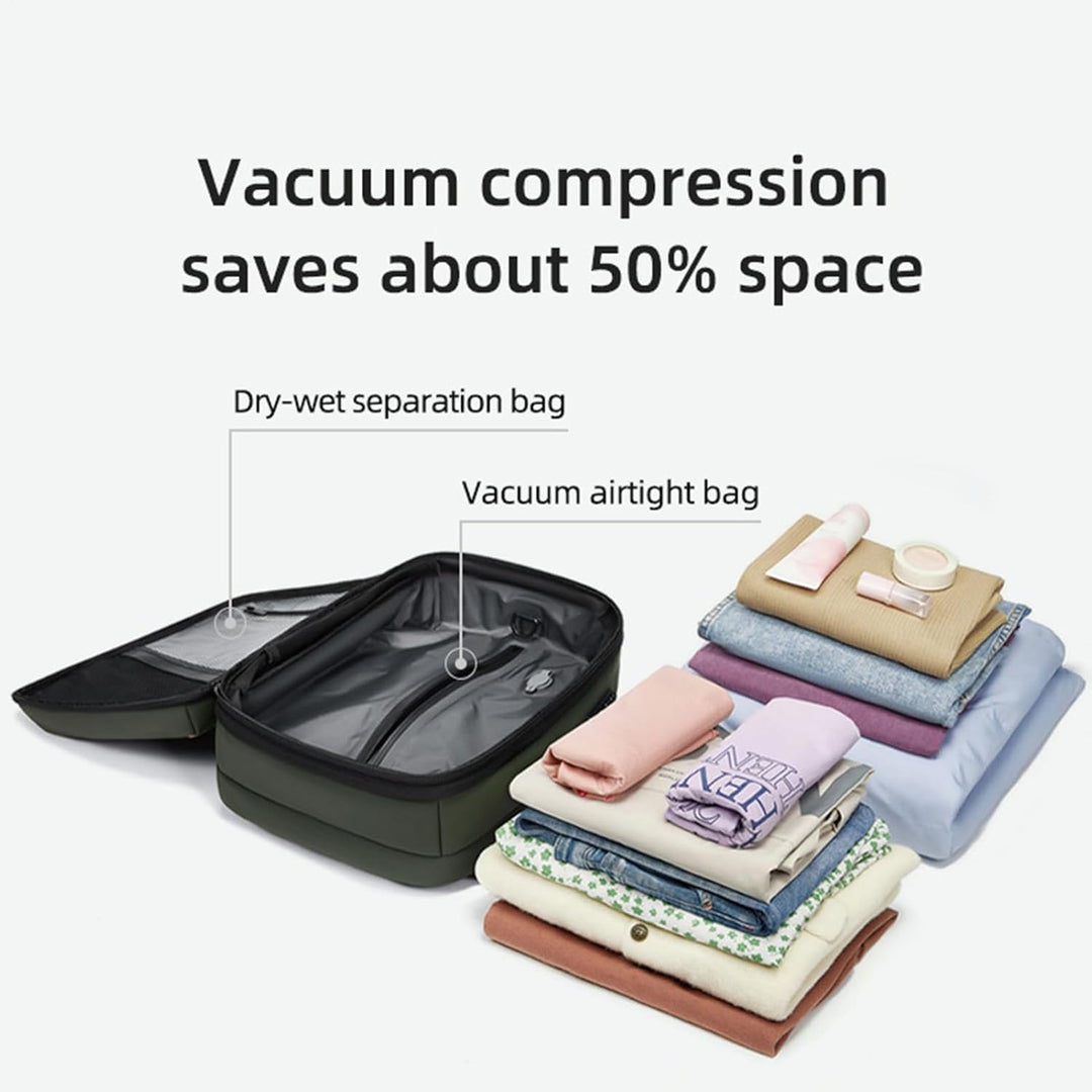 Expandable & Waterproof Travel Backpack with Vacuum Compression – Arvid
