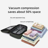 Expandable & Waterproof Travel Backpack with Vacuum Compression – Arvid