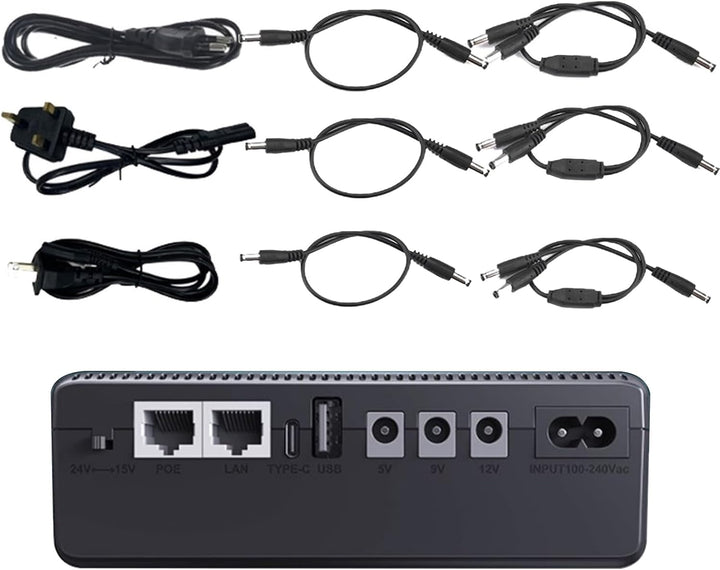 UPS Backup Battery 10400 mAh Compact Supply – Nexora