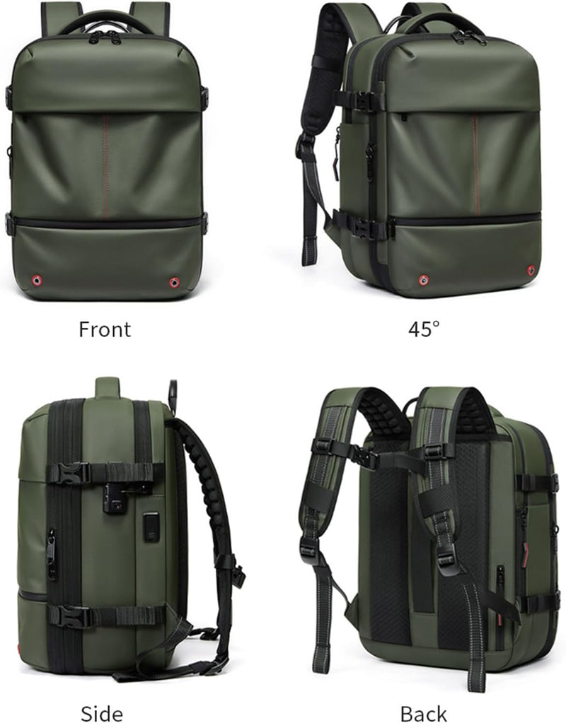 Expandable & Waterproof Travel Backpack with Vacuum Compression – Arvid