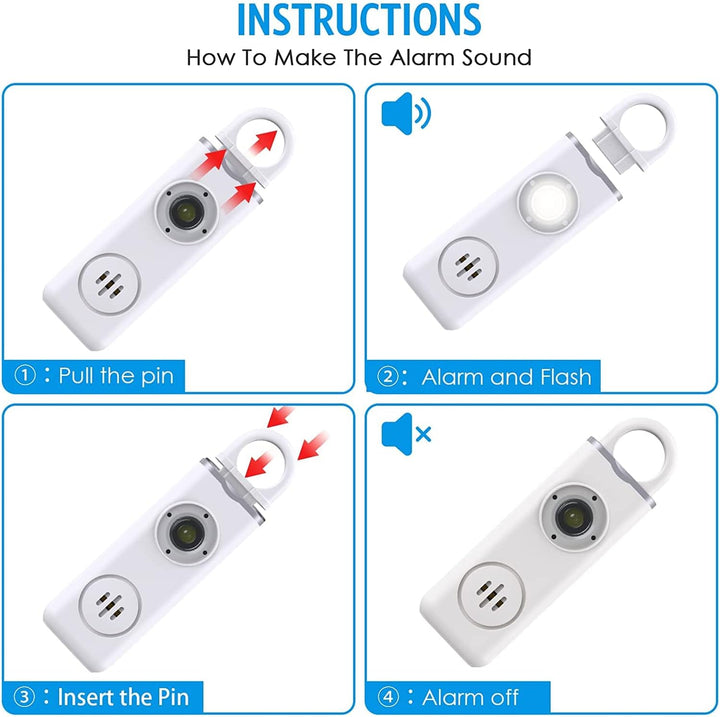 Personal Alarm Keychain 1+1 FREE – Veyora