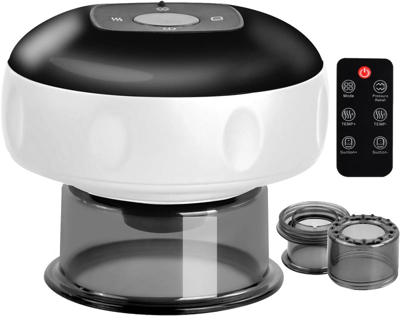 Smart Infrared Cupping Massager with 12 Therapy Levels and Remote Control – Auryon