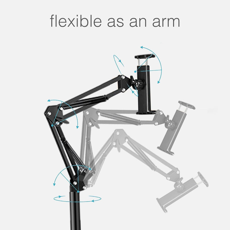 Adjustable 360° Phone and Tablet Floor Stand – Movira