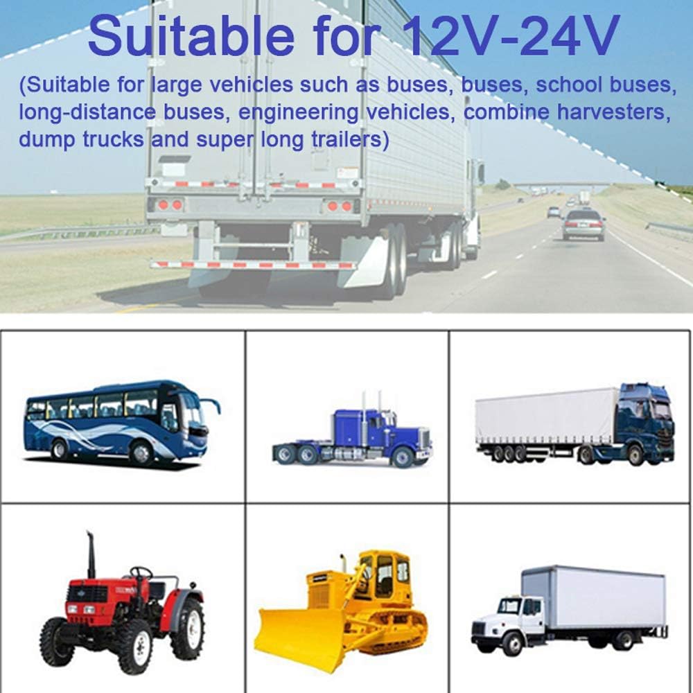 Truck Backup Camera 12V/24V with 18 LED IR Night Vision IP68