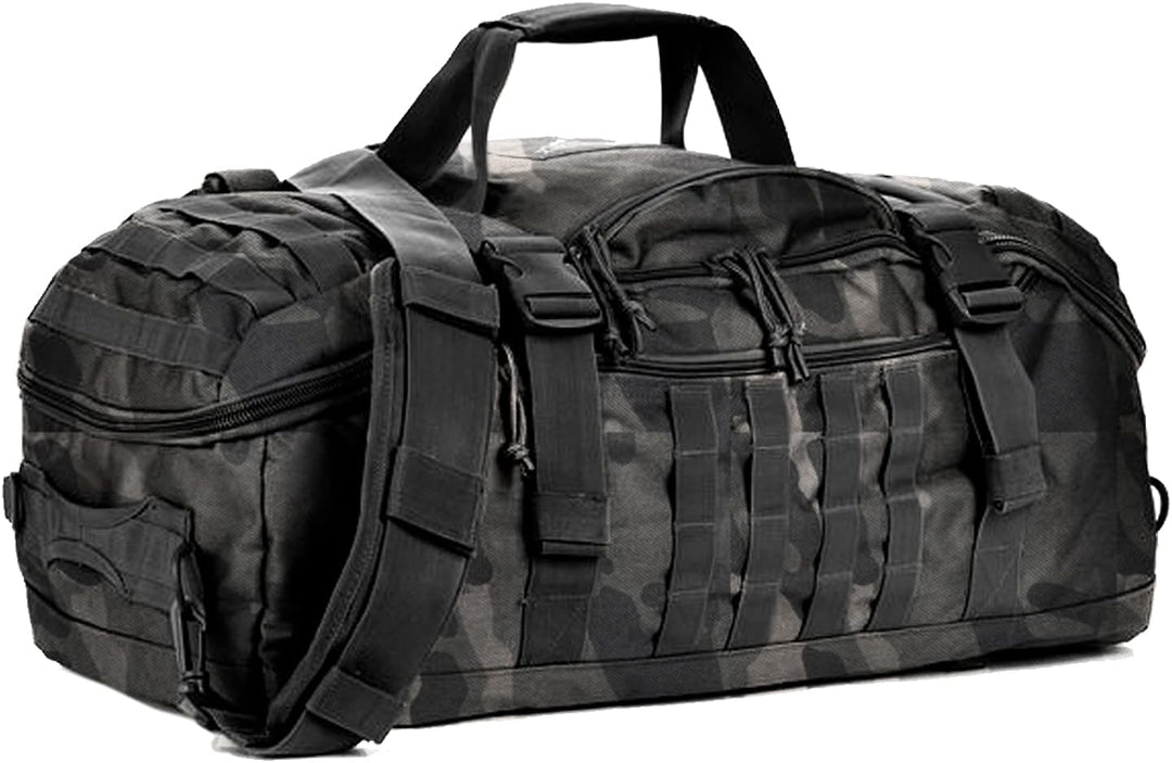 Waterproof Tactical Gym Duffel Backpack – 45L Multi-Use Travel & Sports Bag