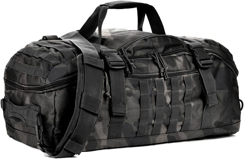 Waterproof Tactical Gym Duffel Backpack – 45L Multi-Use Travel & Sports Bag