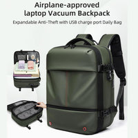 Expandable & Waterproof Travel Backpack with Vacuum Compression – Arvid