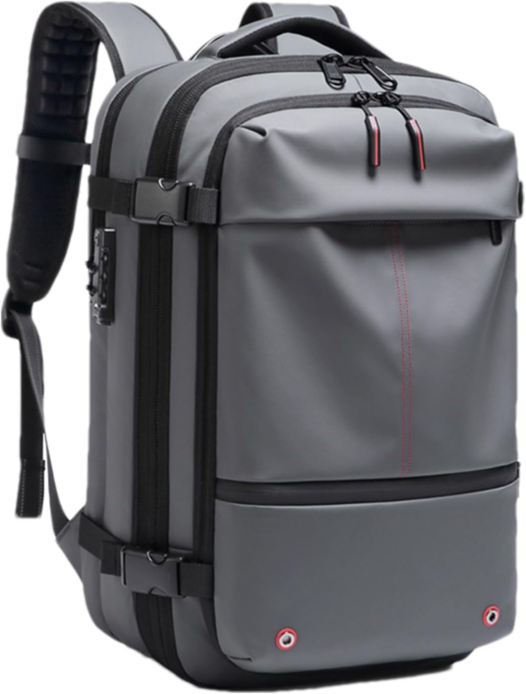 Air Vacuum Backpack – Expandable 60L Waterproof Travel Pack with Laptop Compartment – Trivora
