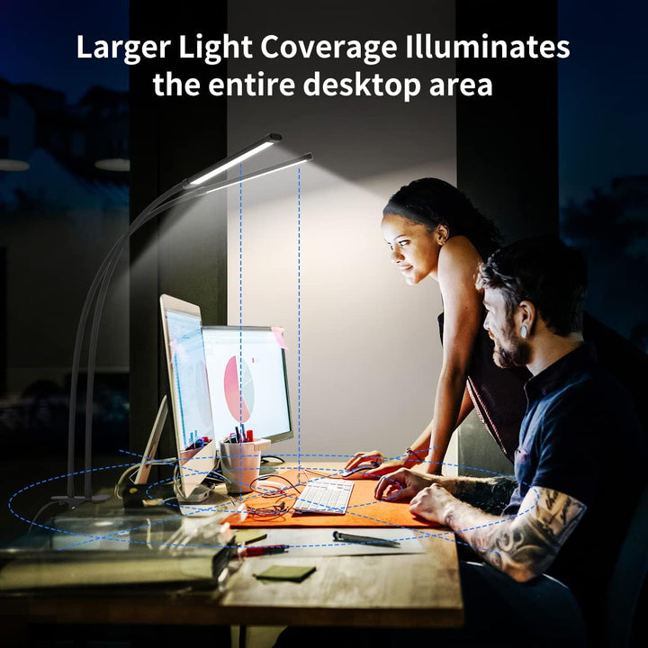 77 LED Desk Clamp Lamp with 70cm Flexible Gooseneck – Ravien