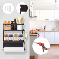 Magnetic Fridge Spice Rack with Paper Towel Holder – Oryden