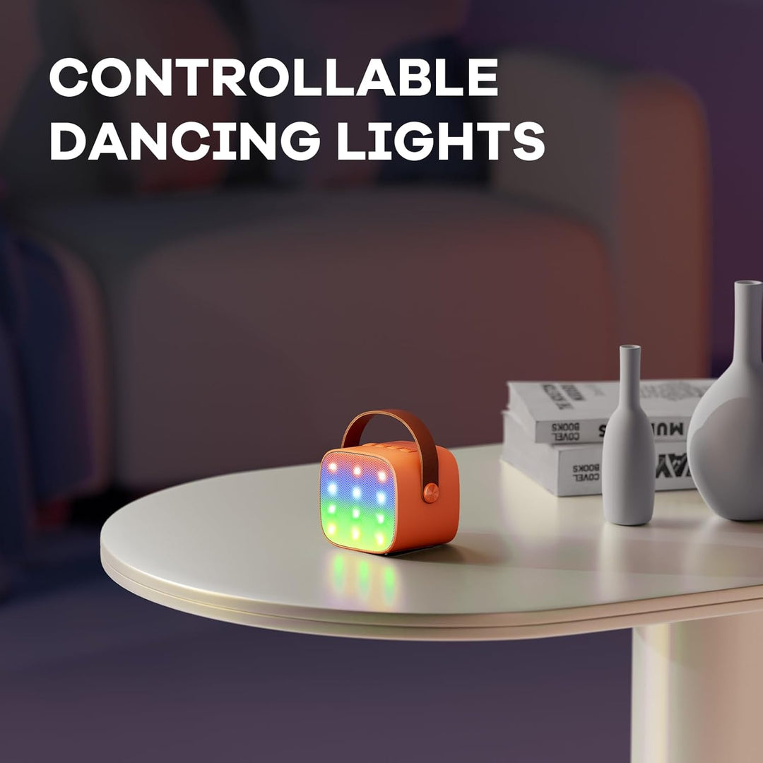 Portable Mini Karaoke Machine with Bluetooth Speaker & 2 Wireless Mics – Veylo