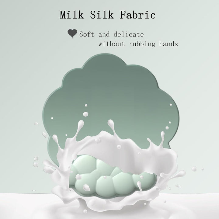 Cloud-Shaped Ergonomic Wrist Rest Set with Mouse Pad & Coaster – Zeyora