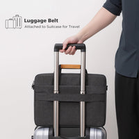 Water-Resistant Laptop Shoulder Bag with 360° Protective Padding – Buy 1, Take 1 FREE