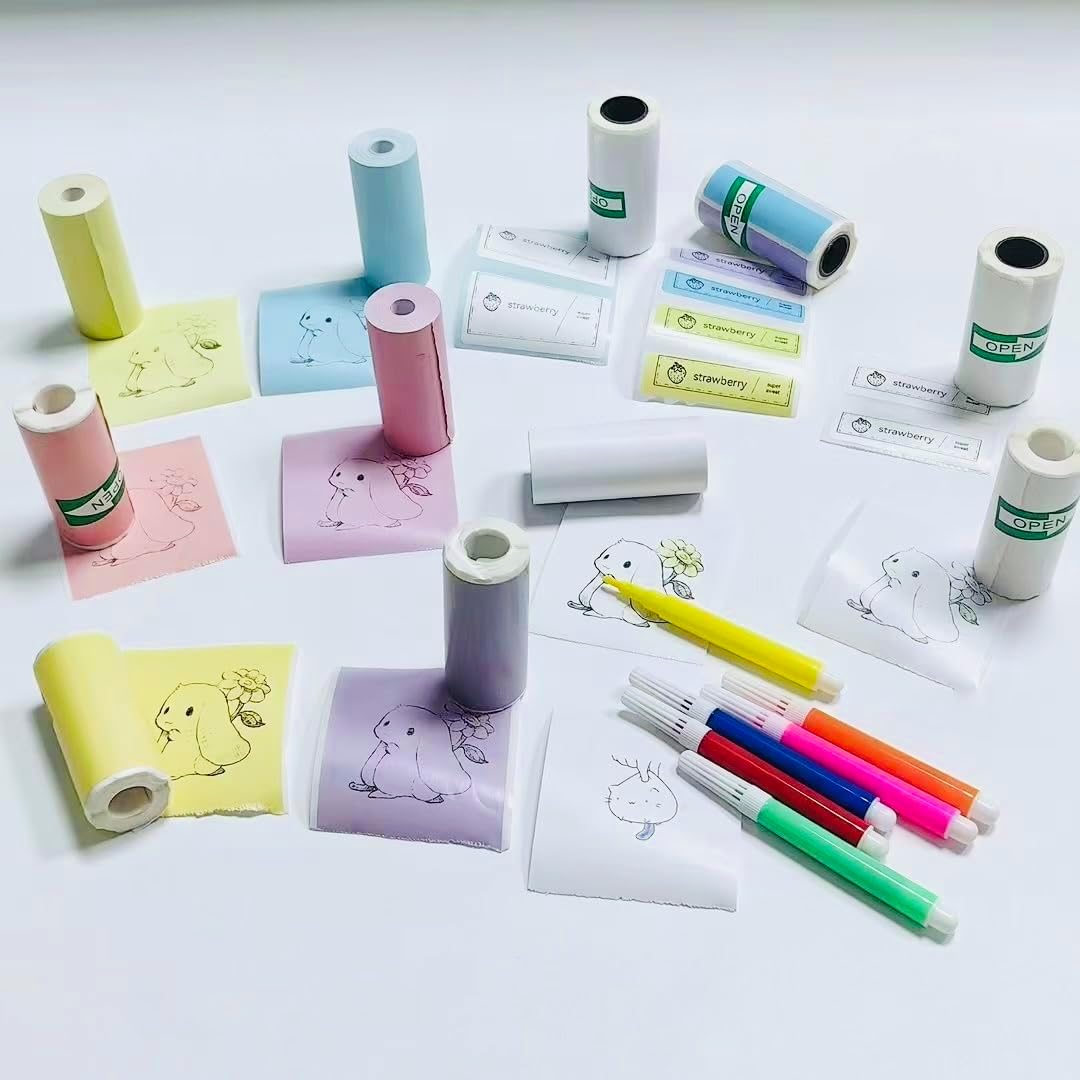 Portable Bluetooth Label Maker – Ink-Free Thermal Printing