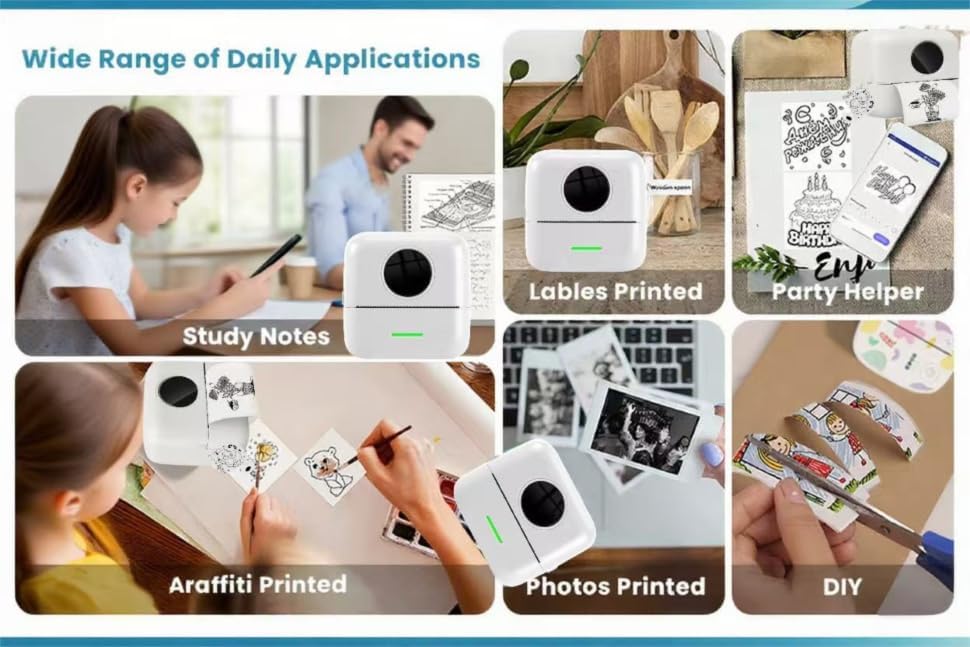 Portable Bluetooth Label Maker – Ink-Free Thermal Printing