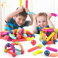 64-Piece Magnetic Building Blocks - Creatix-State of Style