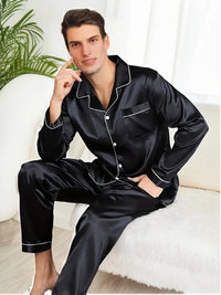 Men's Satin Pyjamas – Adrian