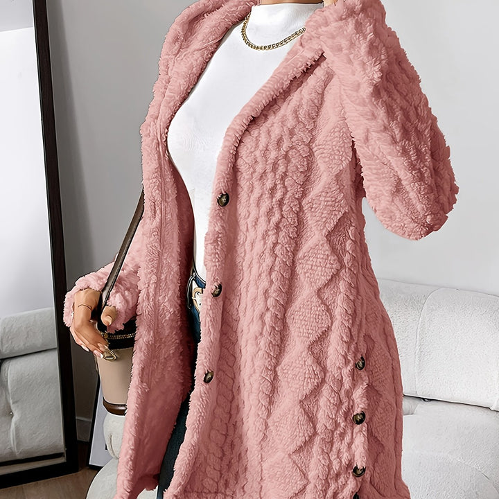 Soft Long Women's Cardigan with Hood – Marit