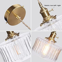 Harrison Crystal Vintage Pendant Light