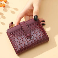 Elegant Leather Clutch Money Clip Wallet