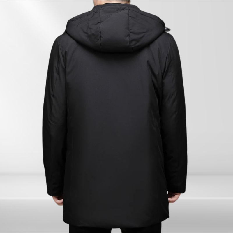 Classic men's hoodie jacket with duck down filling – Matteo