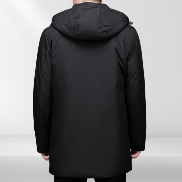 Classic men's hoodie jacket with duck down filling – Matteo