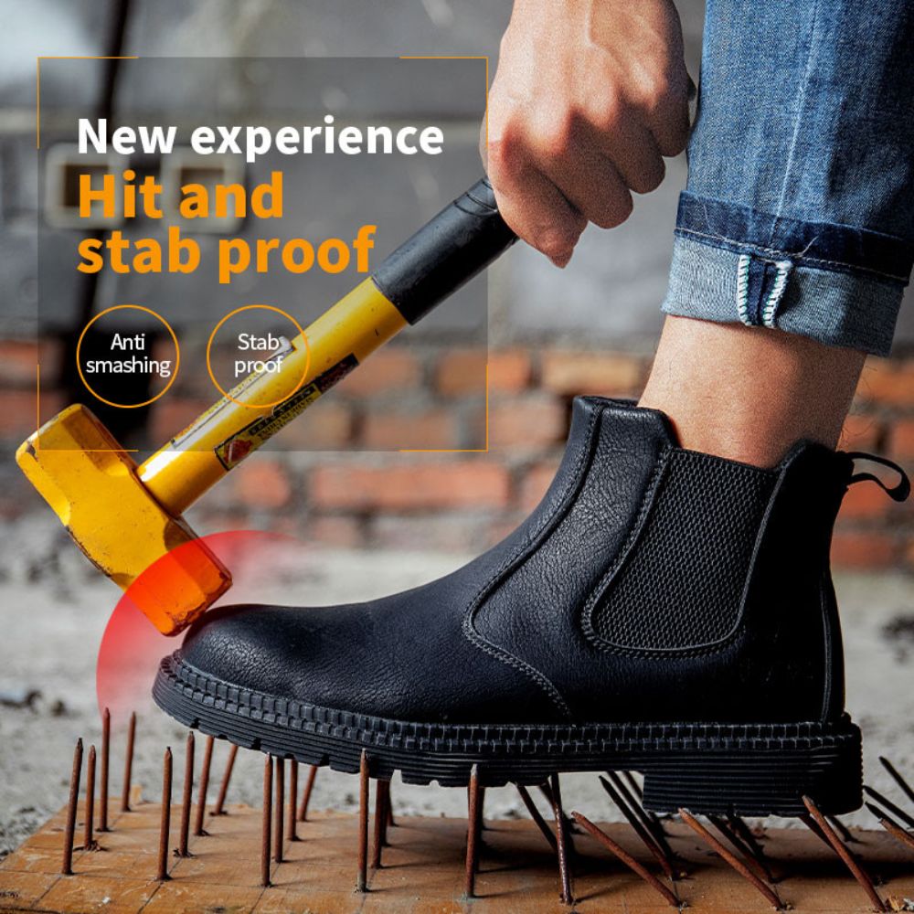 Waterproof Leather Work Boots - Sigvard