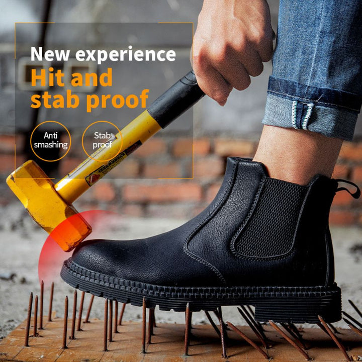 Waterproof Leather Work Boots - Sigvard