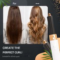 7-in-1 Hair Dryer Brush & Airstyler – Lyra-Gold/white-No storage case - only basic set-State of Style