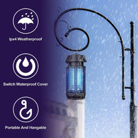 Electric Bug Zapper with 20W UV Light and 4200V Grid, IPX4 Waterproof – Zeytra
