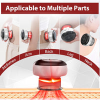 Smart Infrared Cupping Massager with 12 Therapy Levels and Remote Control – Auryon