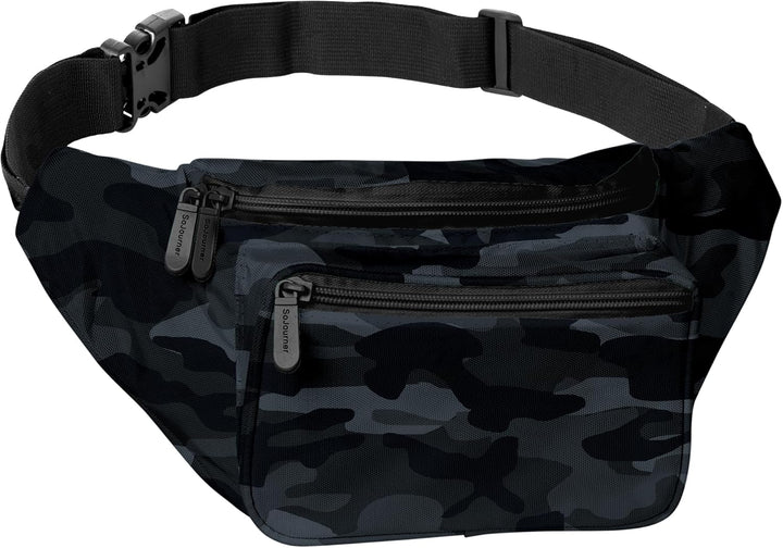 Holographic Bum Bag with Adjustable Strap – Unisex Waist & Festival Pack (1+1 FREE)