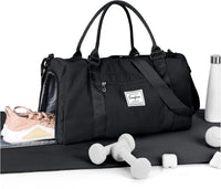 Waterproof Travel Duffel with Shoe Compartment & Wet Pocket – Unisex Gym Bag