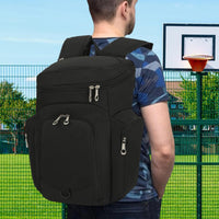 Men’s Basketball Backpack – Large 30L Sports Bag with Waterproof Bottom – Draycor