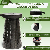 Collapsible Stool with Cushion – SitMax