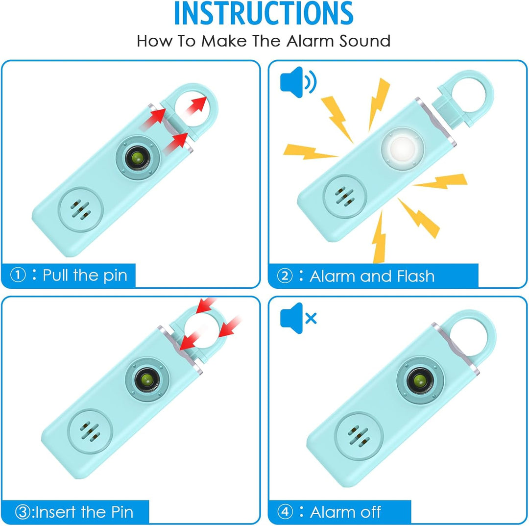 Personal Alarm Keychain 1+1 FREE – Veyora