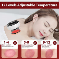Smart Infrared Cupping Massager with 12 Therapy Levels and Remote Control – Auryon