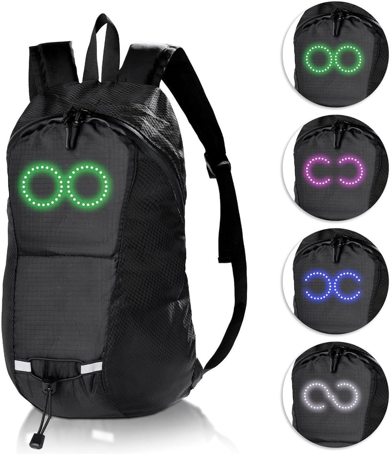 LED Travel Backpack – Waterproof Luminous Rucksack with Audio-Responsive Glow – Nexora
