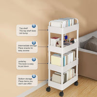 Rolling Utility Cart with Wheels & Handle – Veyora