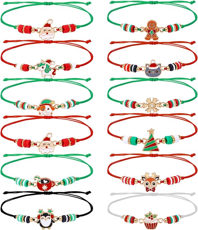 FESTIVE CHRISTMAS BRACELET SET