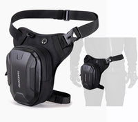 Tactical Motorcycle Leg Bag with Waterproof EVA Shell & Expandable Storage